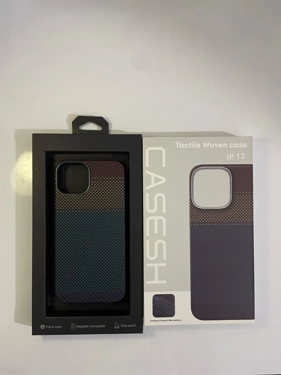 كوفر حماية فاخرة iPhone 13,14- تصميم كاربون أنيق