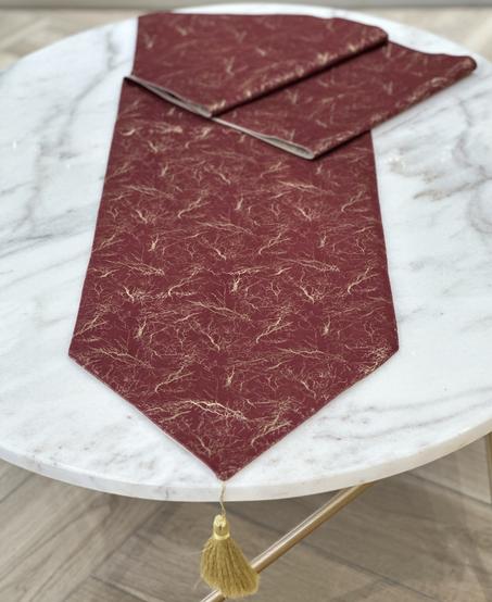 CHEMIN DE TABLE EN VELOURS : KAYBI