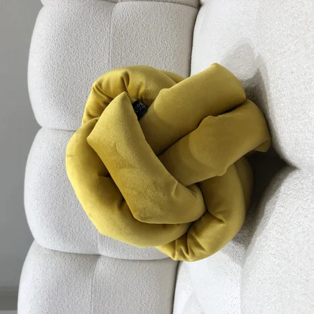 COUSSIN NOEUDS & Moutarde chaleureux