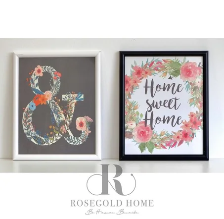 DUO DE CADRES IMPRIMÉS TRES TENDANCE