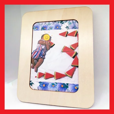 Marco para Fotos de Madera (19x14 cm)