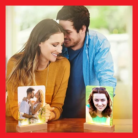 Lámpara de Metal crilatos con luz  (15x24CM)