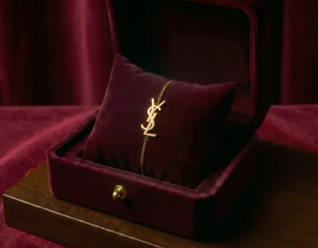 Bracelet Gourmette Élégance - Édition YSL (Acier Inoxydable)