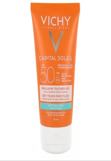 VICHY CAPITAL SOLEIL EMULSION ANTI-BRILLANCE TOUCHER SEC SPF 50