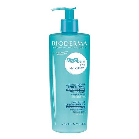 BIODERMA ABCDERM LAIT DE TOILETTE SANS RINÇAGE 500 ML