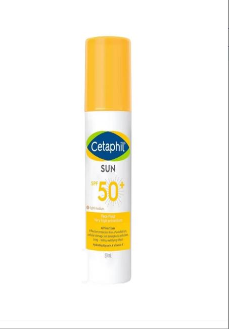 CETAPHIL SUN FACE FLUIDE TEINTE SPF50+ 50ML