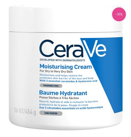CERAVE Baume Hydratant 454g - Hydratation de la peau en profondeur
