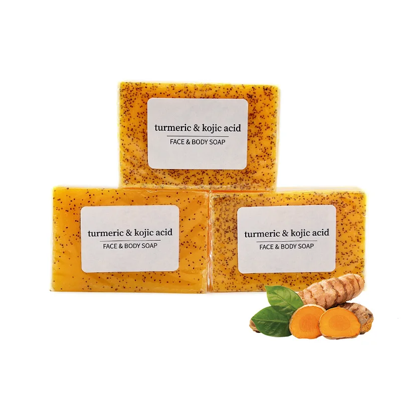 Savon Éclaircissant Curcuma & Acide Kojique – Visage & Corps