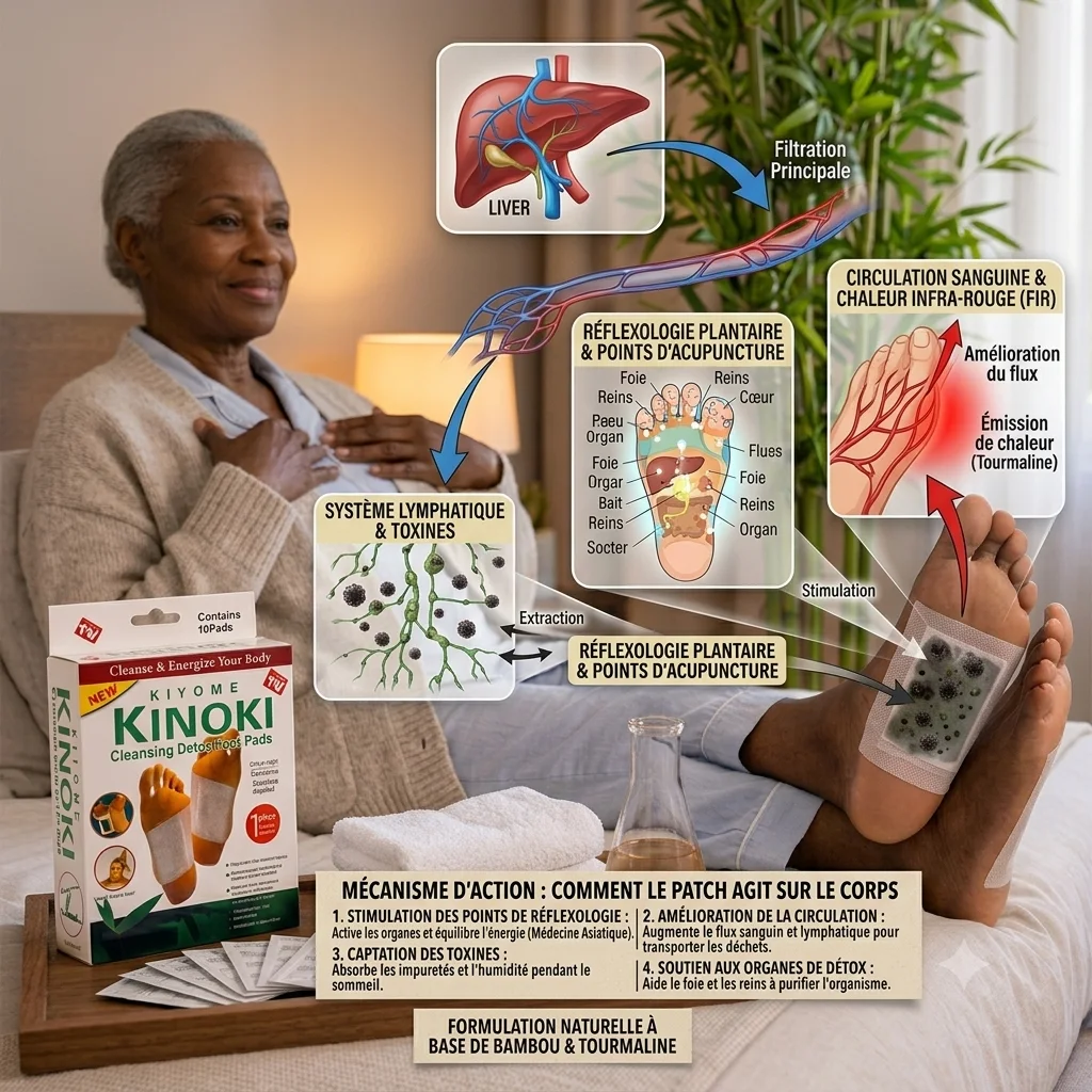 Pads détox de pieds Kinoki