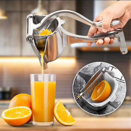 عصارة الفواكه اليدوية من الفولاذ المقاوم للصدأ