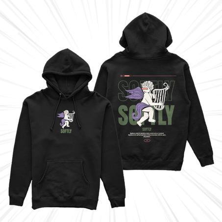 HOODIE STREET WEAR BLACK(Softly)