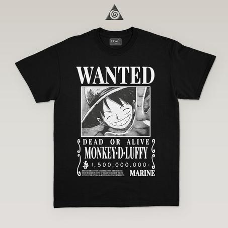 Anime T-shirt Luffy Noir &  Blanc.
