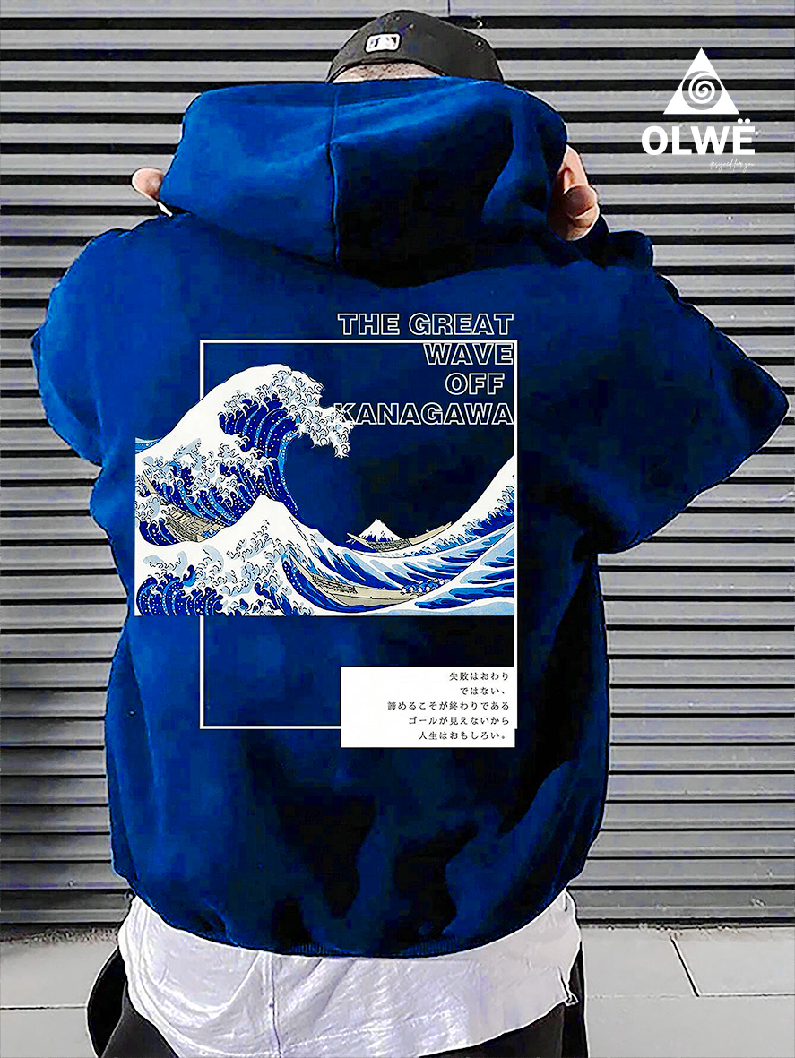 HOODIE STREET WEAR  ( GRATE WAVE OF KANAGAWA)