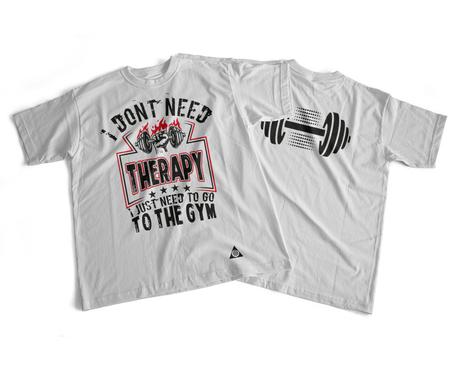 Gym T-shirt Blanc (THERAPY)