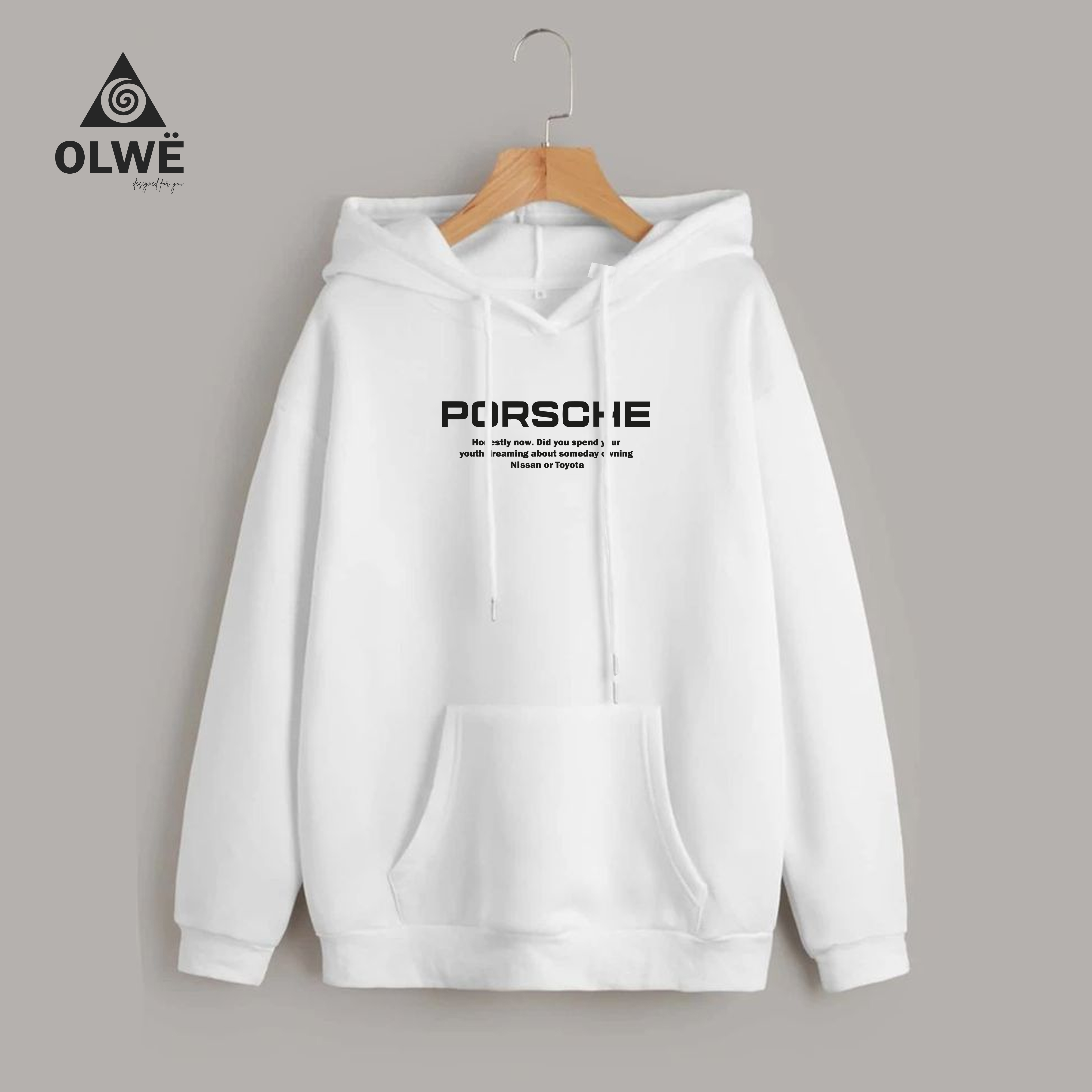 Porsche 911 White Hoodie