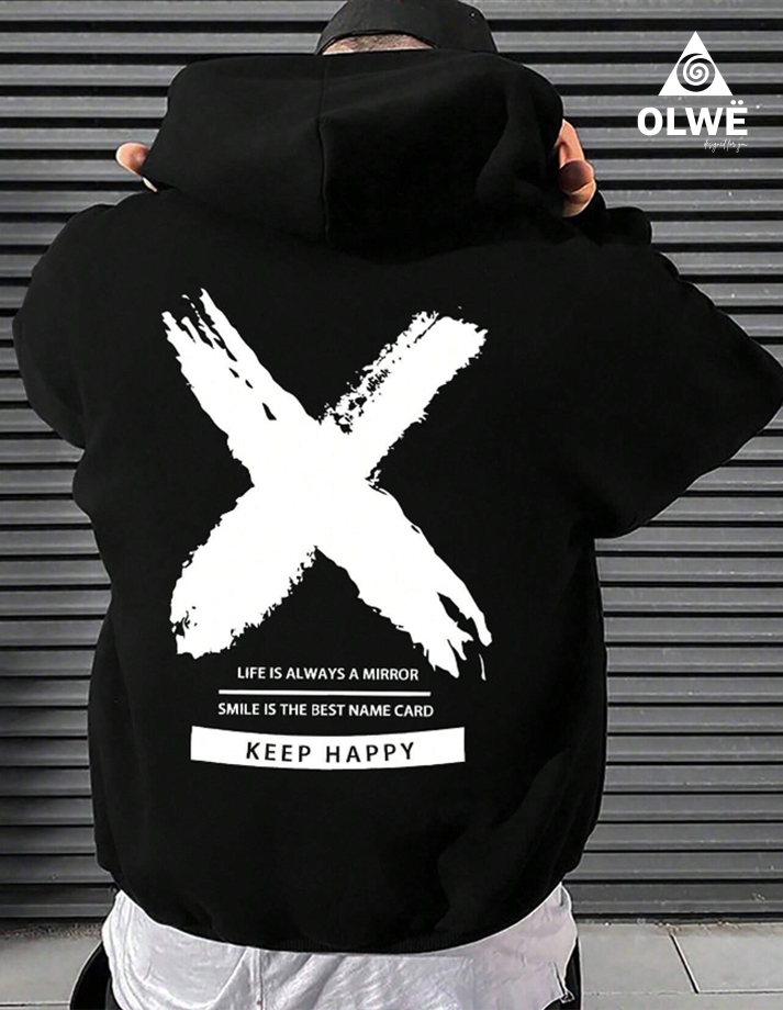 HOODIE STREET WEAR ( KEEP HAPPY)