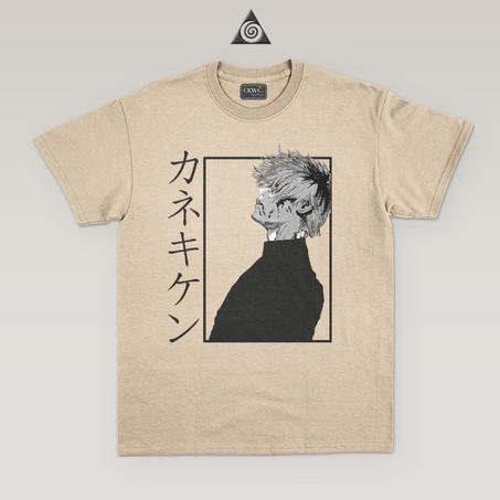 Anime T-shirt Sukuna Beige.