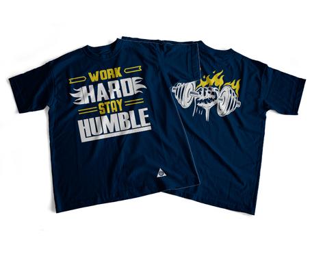 Gym T-shirt Noir (HARD HUMBLE)