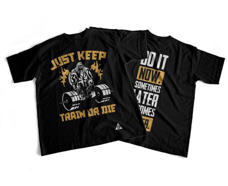Gym T-shirt Noir (JUST KEEP)