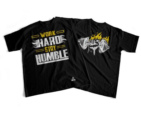 Gym T-shirt Noir (HUMBLE)