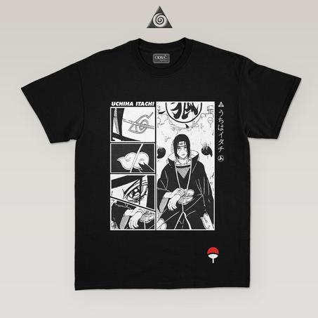 Anime T-shirt Itachi Noir MG.