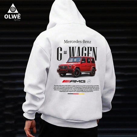 Mercedes-Benz G63 white Hoodie