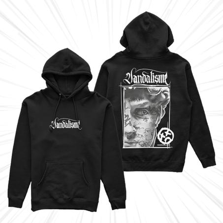 HOODIE STREET WEAR BLACK(vandalisme)