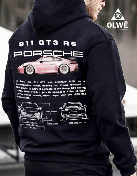 Porsche Berry black Hoodie
