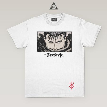 Anime T-shirt  Berserk Blanc.