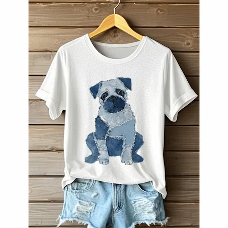 Pug Love Denim