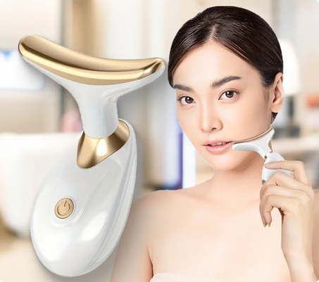 Face And Neck Massage Device جهاز تدليك الوجه والرقبة مضاد للتجاعيد