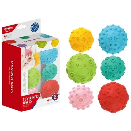 Pack 4 éléments - jouets en silicone et en plastique