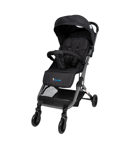 Poussette valise mon bébé avec 4 roues -Noir