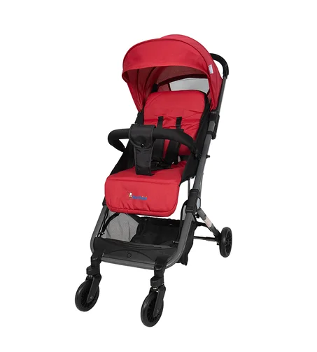 Poussette valise mon bébé avec 4 roues - Rouge