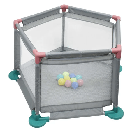 Parc de jeux sécurisé avec 10 balles  Pentagone & Hexagone