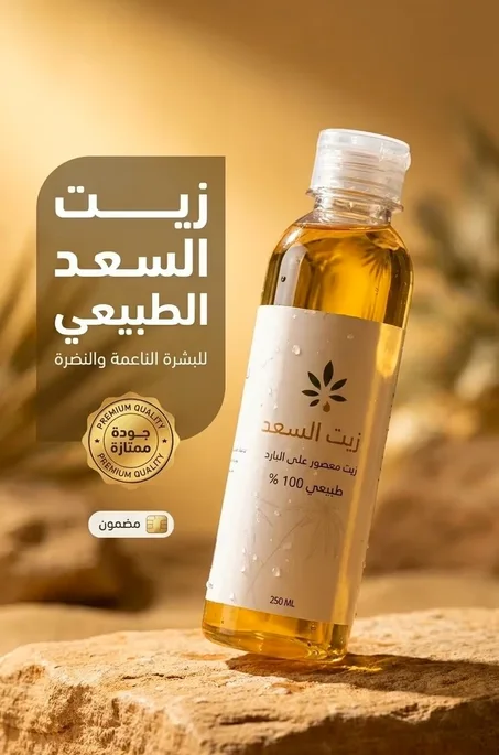 زيت السعد بديل الليزر الطبيعي  ( إشتري 1 و أحصل على الثاني مجانا)