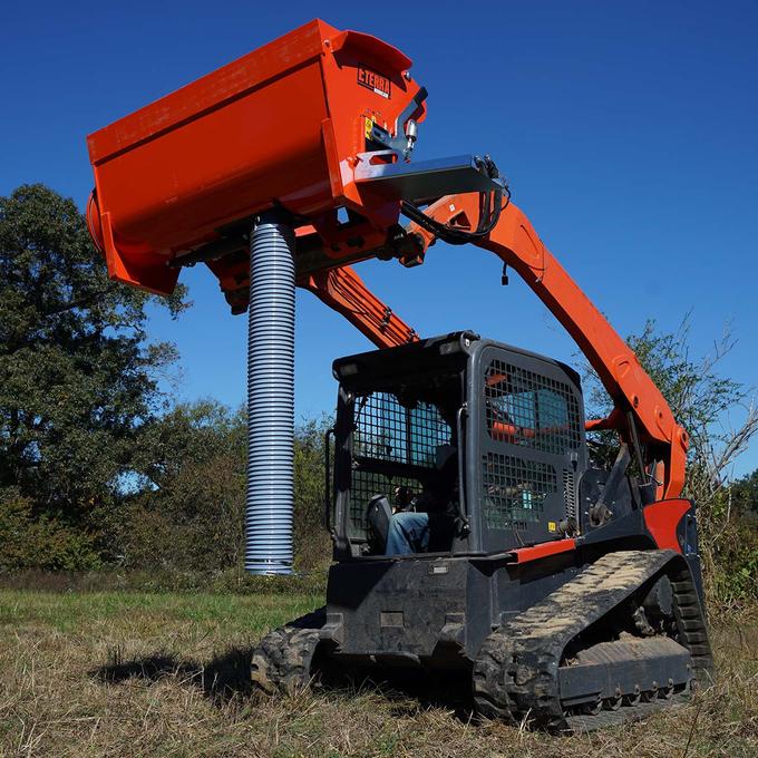 Skid Steer Hurricane Concrete Mixer