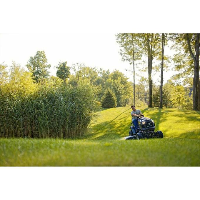 Troy-Bilt Super Bronco XP 46 in. Fabricated Deck 22 HP V-Twin Kohler 7000 Series Engine Hydrostatic Drive Gas Riding Lawn Tractor
