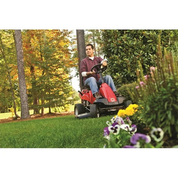 Troy Bilt 30 in. 10.5 HP Briggs and Stratton Engine 6-Speed Manual Drive Gas Rear Engine Riding Mower with Mulch Kit Included