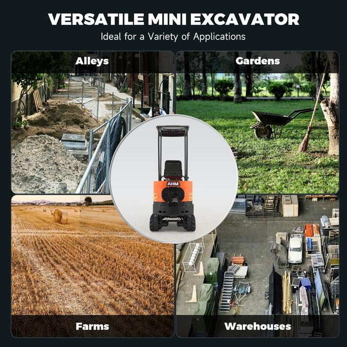 AX-12 | 13.5 HP B&S Engine Mini Excavator