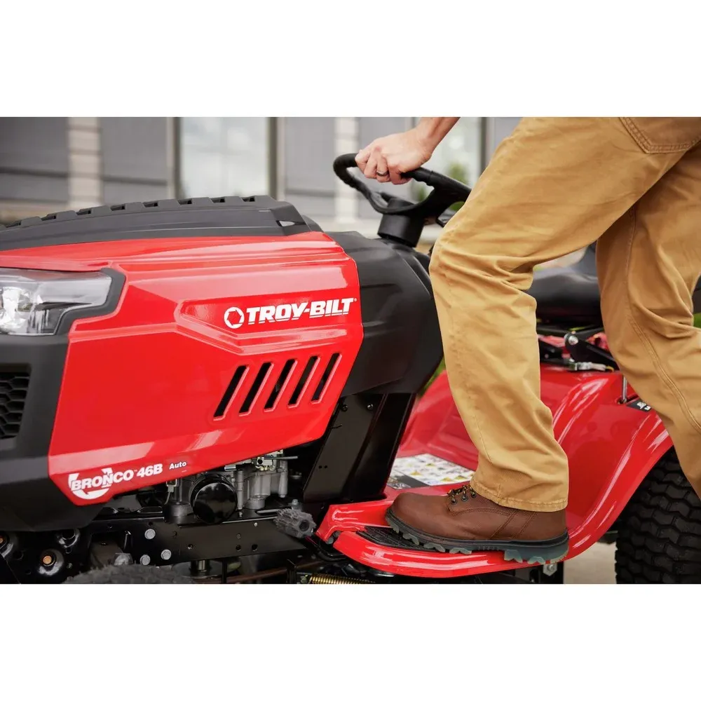 Troy-Bilt Bronco 46 in. 17.5 HP Briggs and Stratton Engine Automatic Drive Gas Riding Lawn Tractor