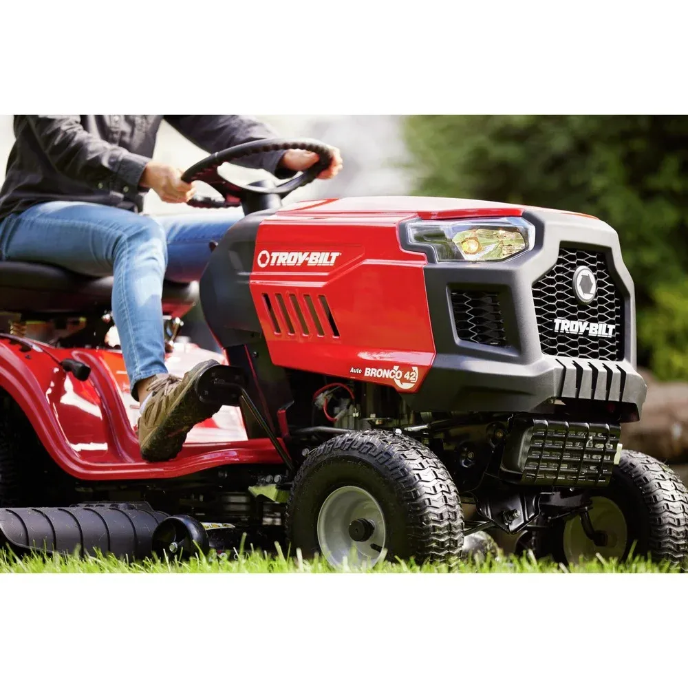Troy-Bilt Bronco 46 in. 17.5 HP Briggs and Stratton Engine Automatic Drive Gas Riding Lawn Tractor