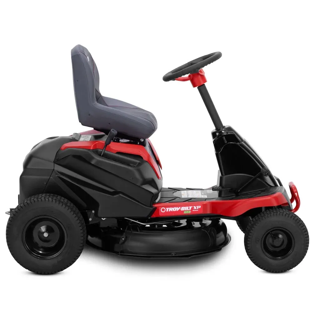 Troy Bilt XP 30 in. 56-Volt MAX 30 Ah Battery Lithium-Ion Electric Drive Cordless Riding Lawn Tractor with Mulch Kit Included