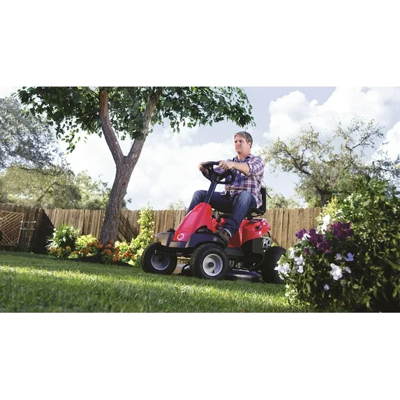 Troy Bilt 30 in. 10.5 HP Briggs and Stratton Engine 6-Speed Manual Drive Gas Rear Engine Riding Mower with Mulch Kit Included