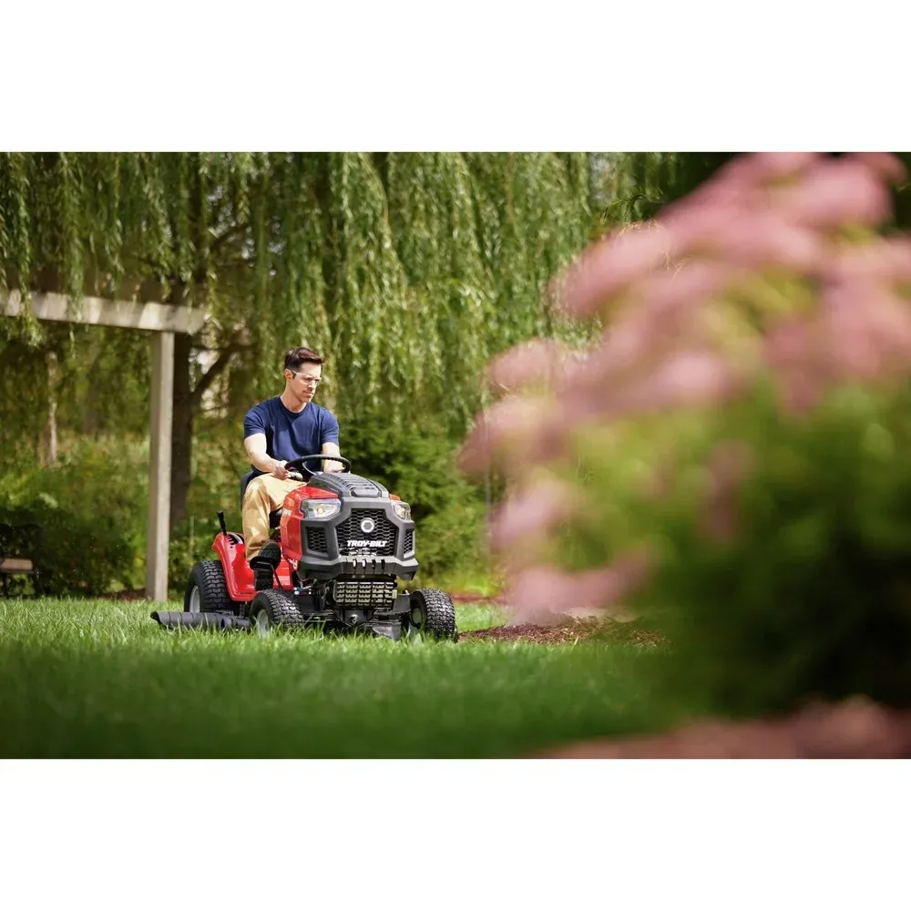 Troy-Bilt Bronco 46 in. 17.5 HP Briggs and Stratton Engine Automatic Drive Gas Riding Lawn Tractor