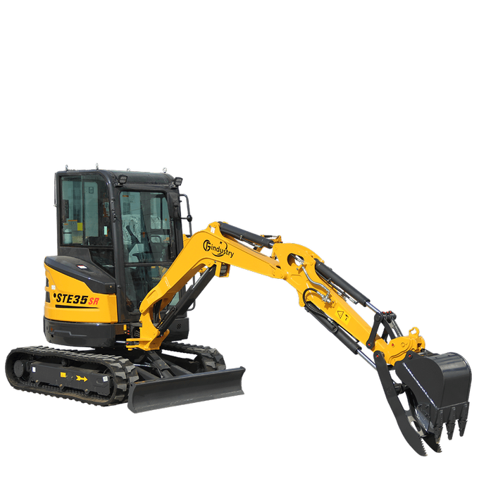 AGT 2.8 Ton, Yanmar Diesel Engine Mini Excavator w/ Hydraulic Thumb | CFG-STE35SR