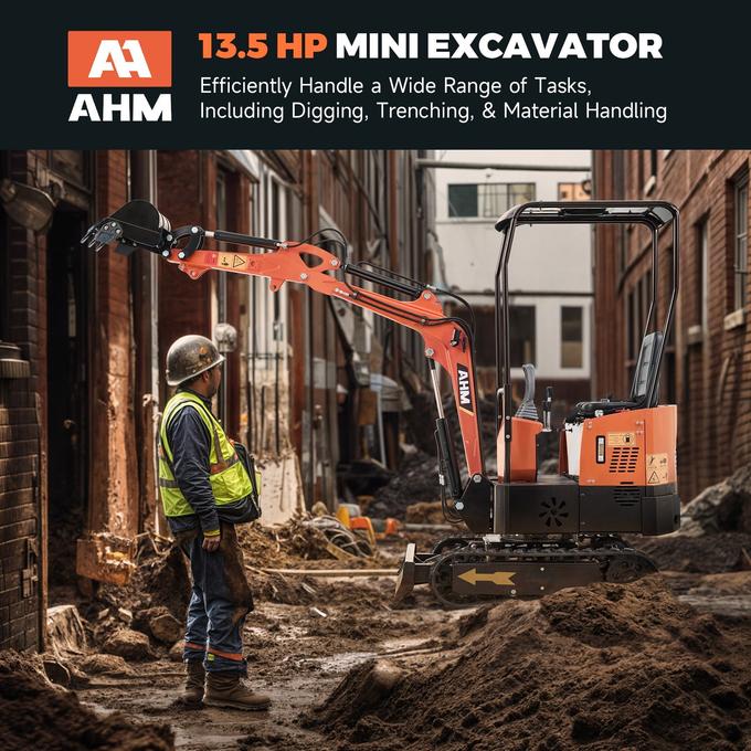 AX-12 | 13.5 HP B&S Engine Mini Excavator