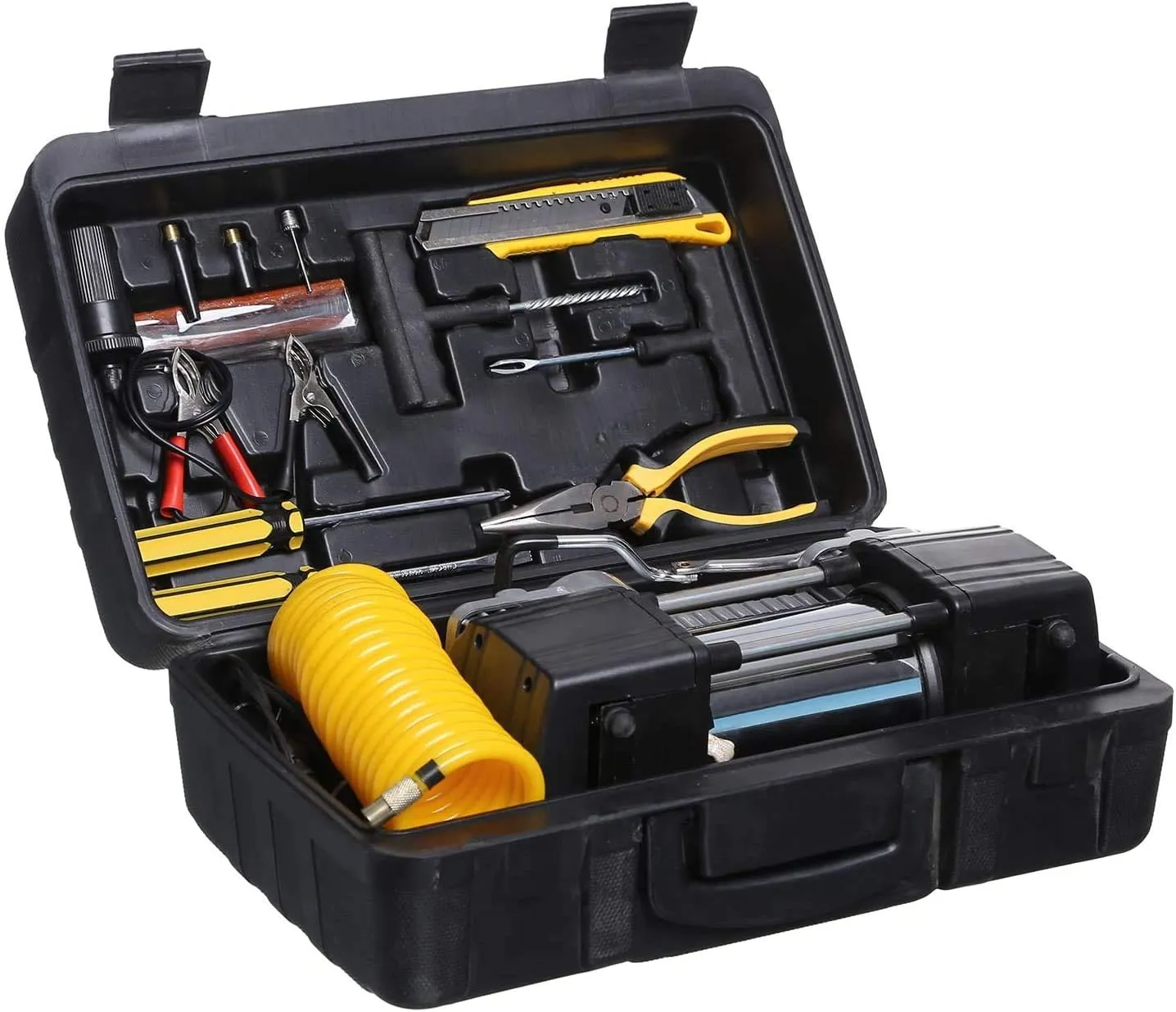 Gonfleur 150 PSI voiture 2 cylindres + boîte à outils