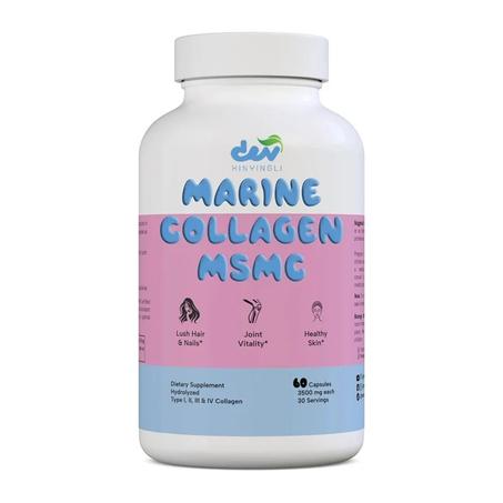 مسحوق الكولاجين البحري تم اختباره سريريًا لدعم البشرة. غير وراثيًا