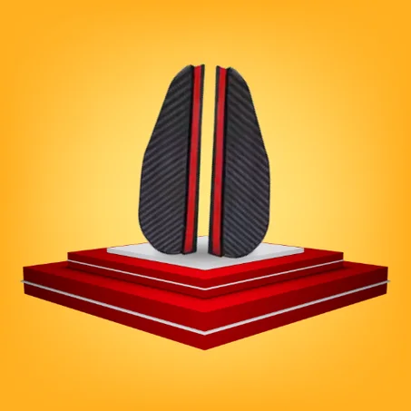 قطعتي مرآة الرؤية الخلفية للسيارة حاجب للمطر لرؤية واضحة